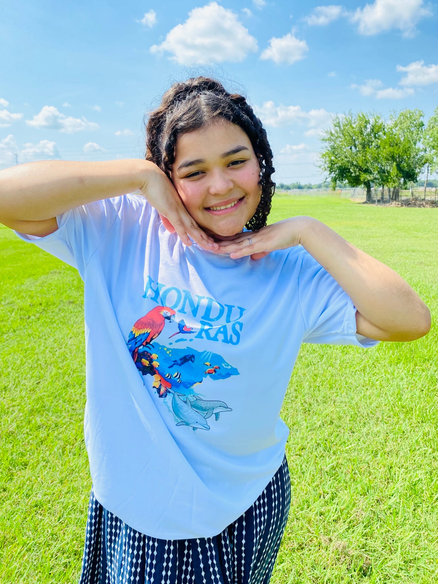 Camisa con el mapa de Honduras