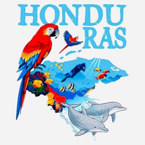 Camisa con el mapa de Honduras